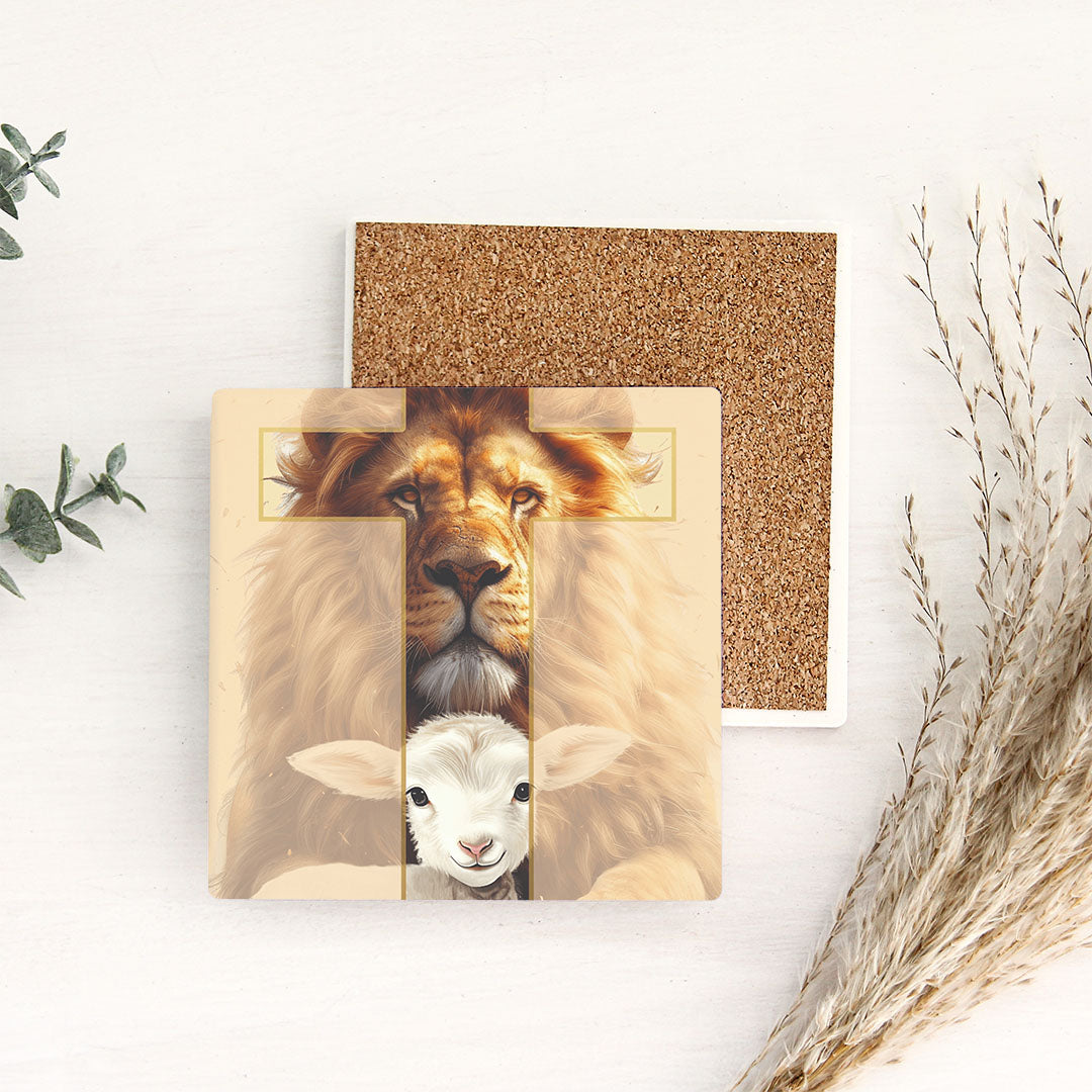 Lion and the Lamb Mug Set