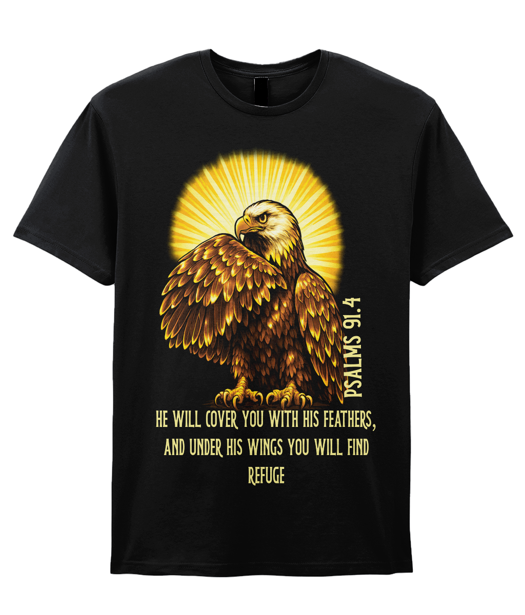 Tshirt Unisex Protection Psalms 91.4