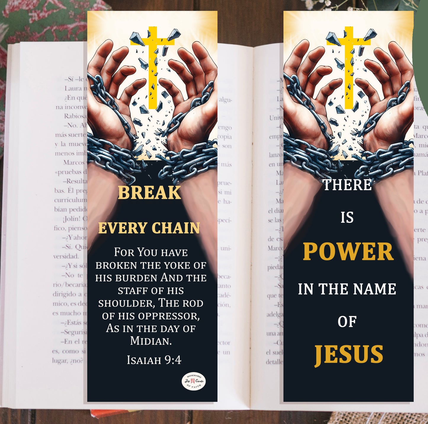 Breaking Chains Bookmarks