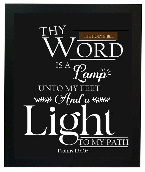 Thy Word is a Lamp Poster