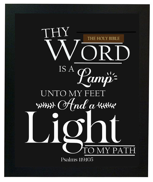 Thy Word is a Lamp Poster