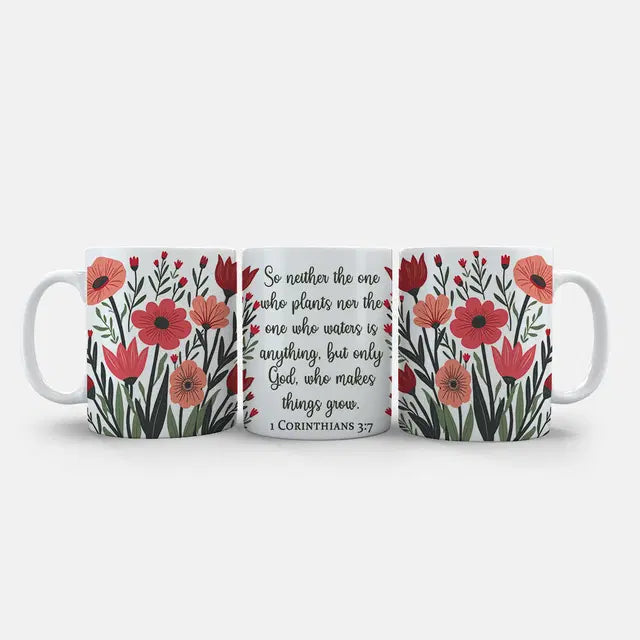 Floral Faith Ceramic Mug