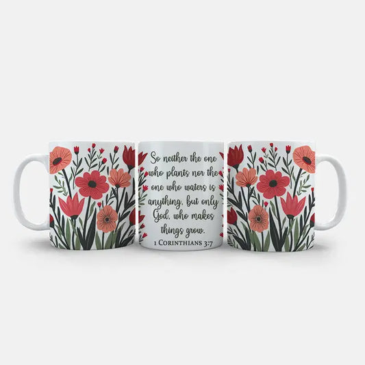 Floral Faith Ceramic Mug