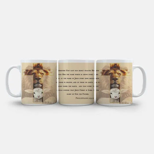Lion and the Lamb Mug Set