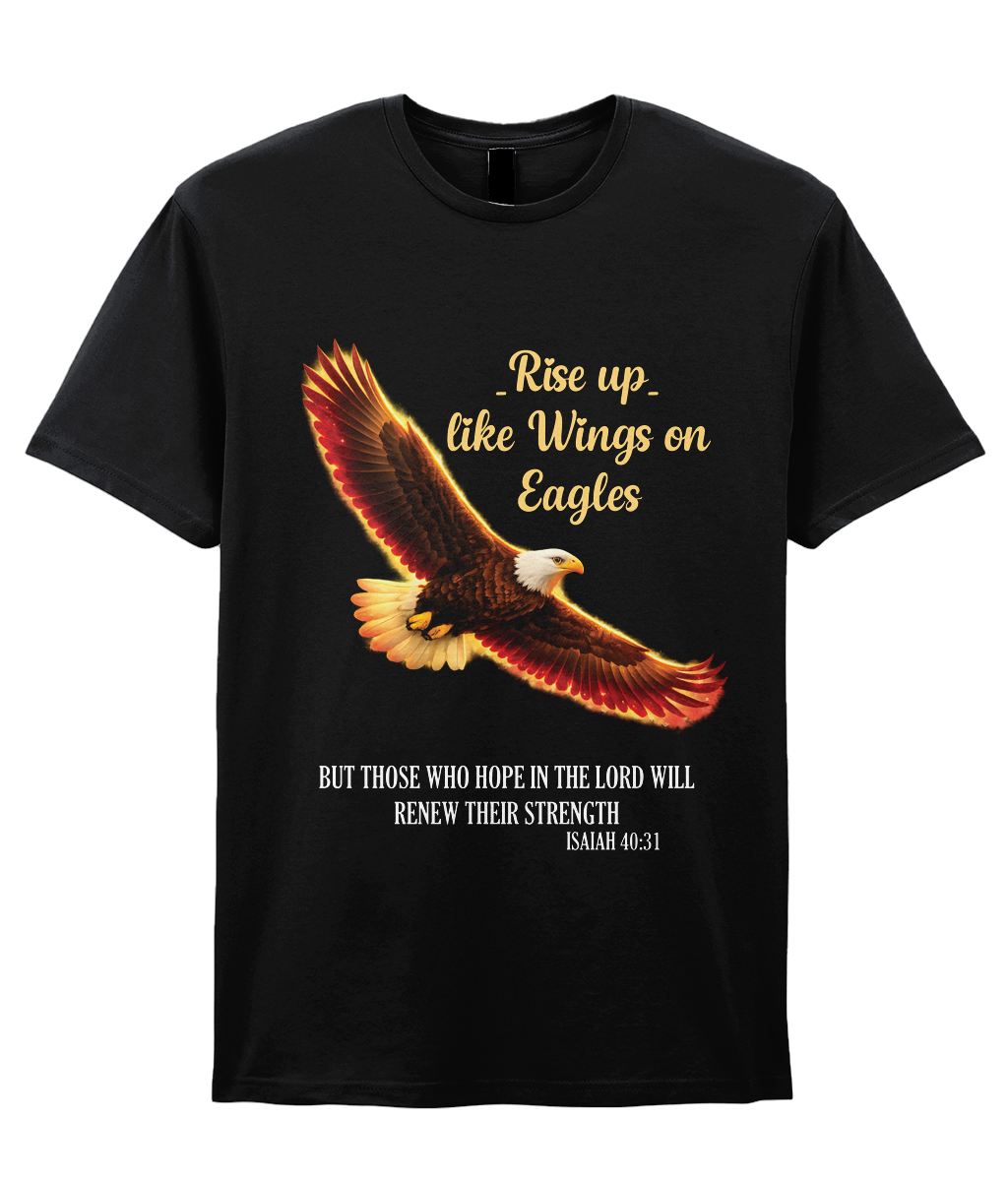 RISE UP EAGLES WINGS MALE T SHIRT