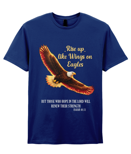RISE UP EAGLES WINGS MALE T SHIRT